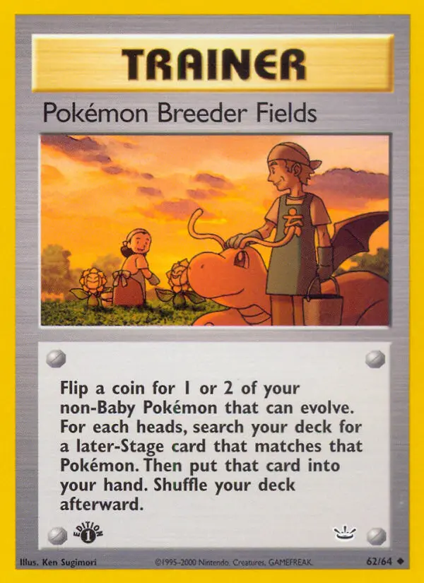 Card image of Pokémon Breeder Fields