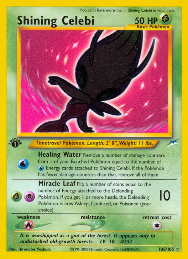 Card image of Shining Celebi