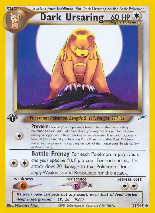 Card image of Dark Ursaring