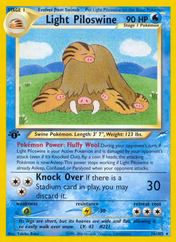 Card image of Light Piloswine
