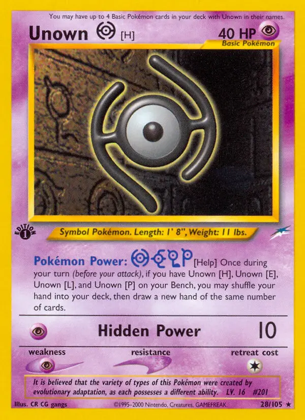 Card image of Unown [H]