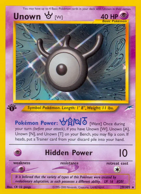 Card image of Unown [W]