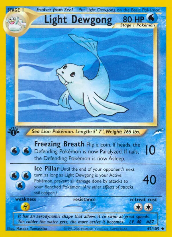 Card image of Light Dewgong