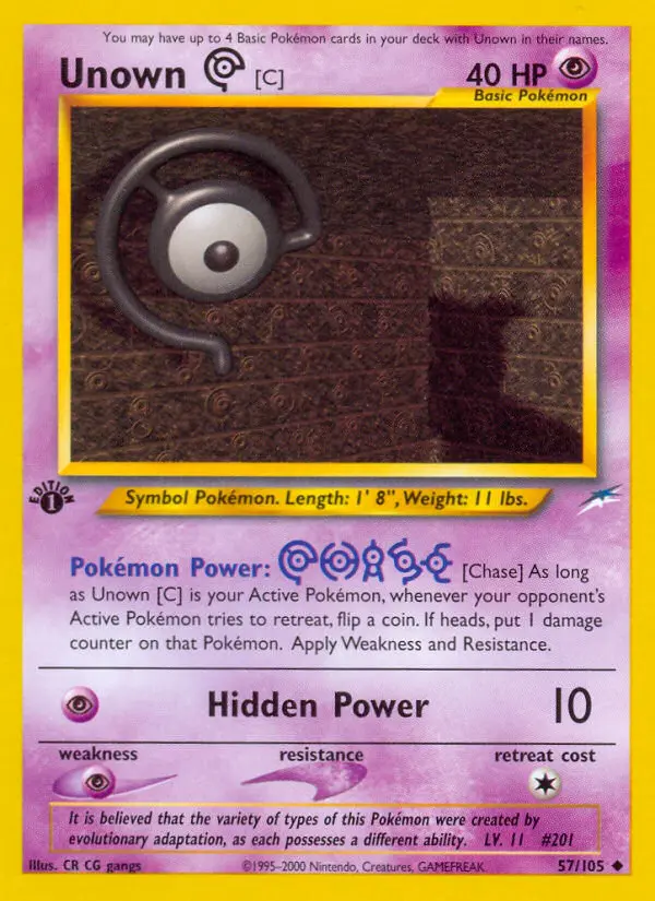 Card image of Unown [C]