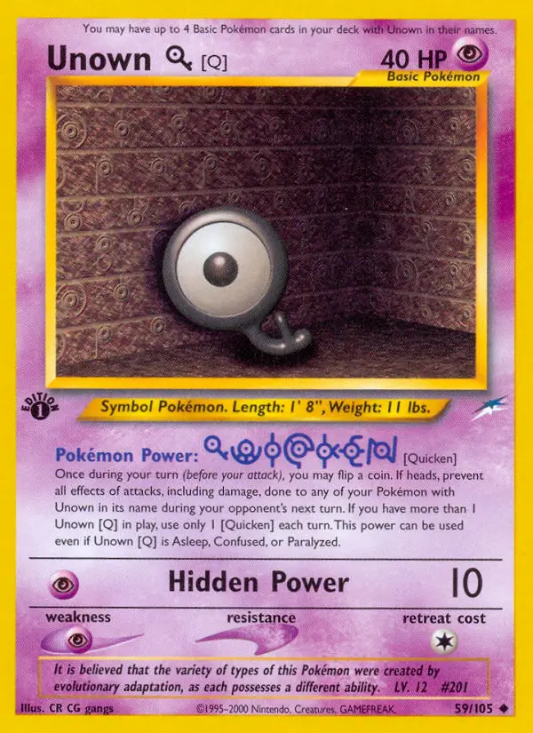 Card image of Unown [Q]