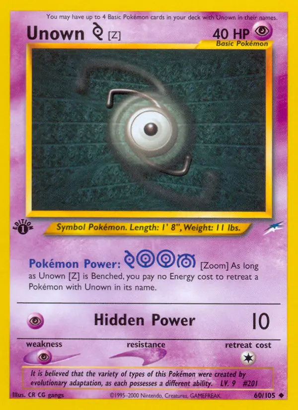 Card image of Unown [Z]