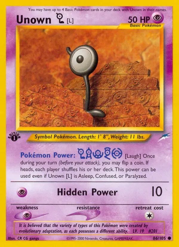 Card image of Unown [L]