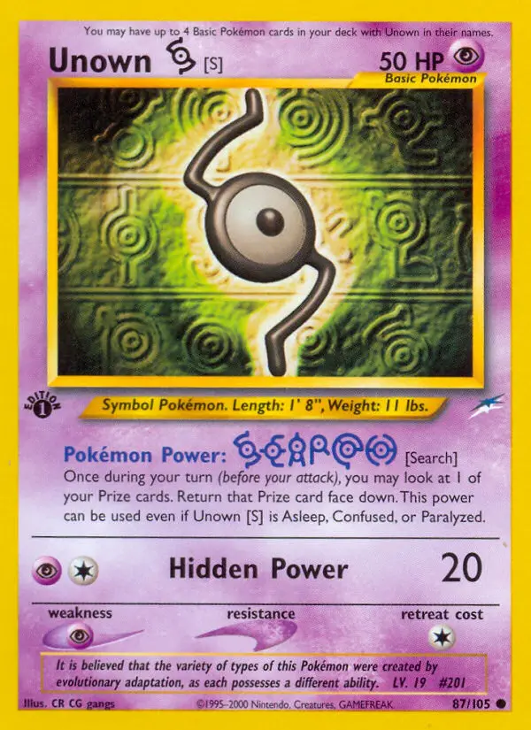 Card image of Unown [S]