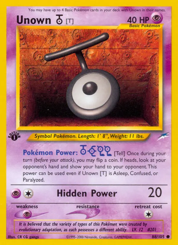 Card image of Unown [T]
