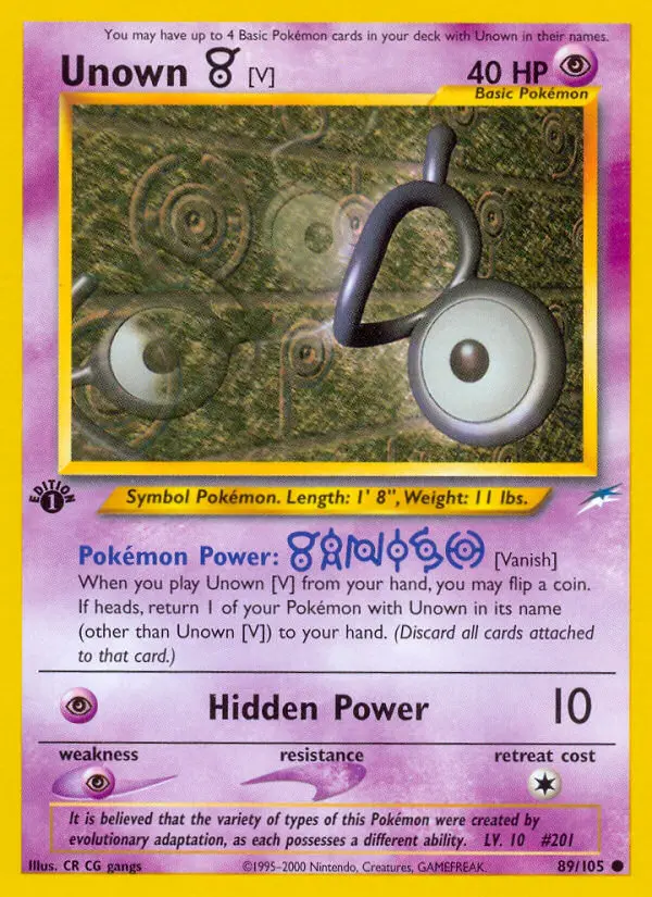Card image of Unown [V]