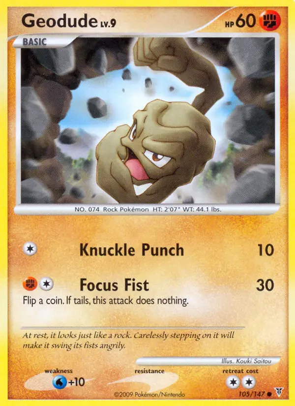 Card image of Geodude
