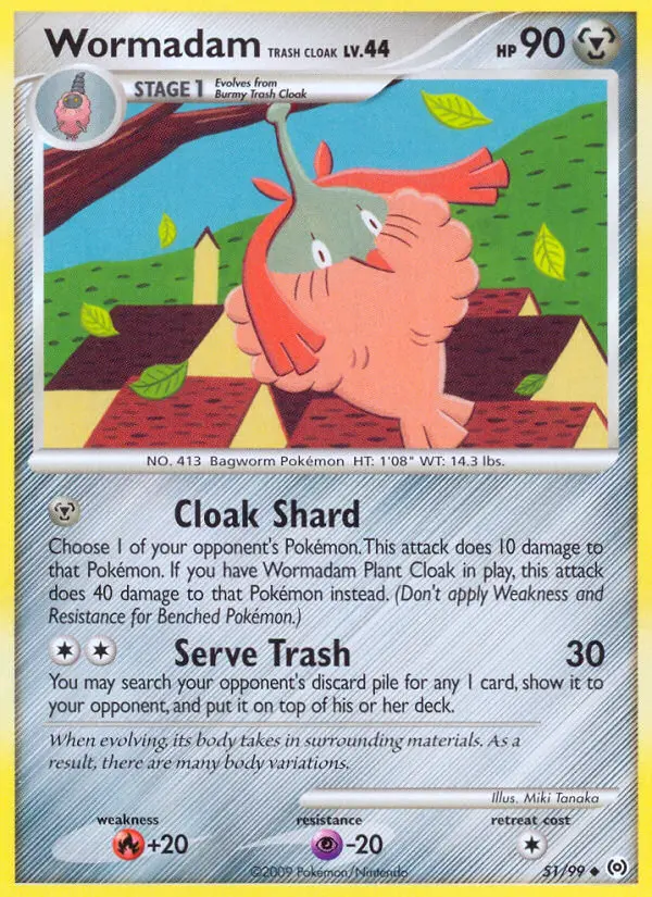 Card image of Wormadam Trash Cloak