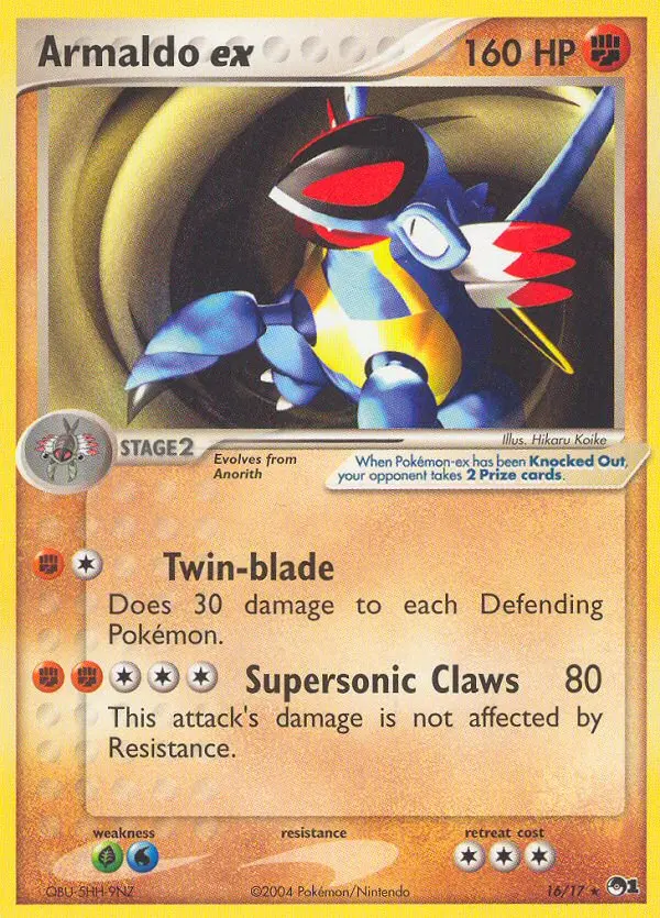 Card image of Armaldo ex