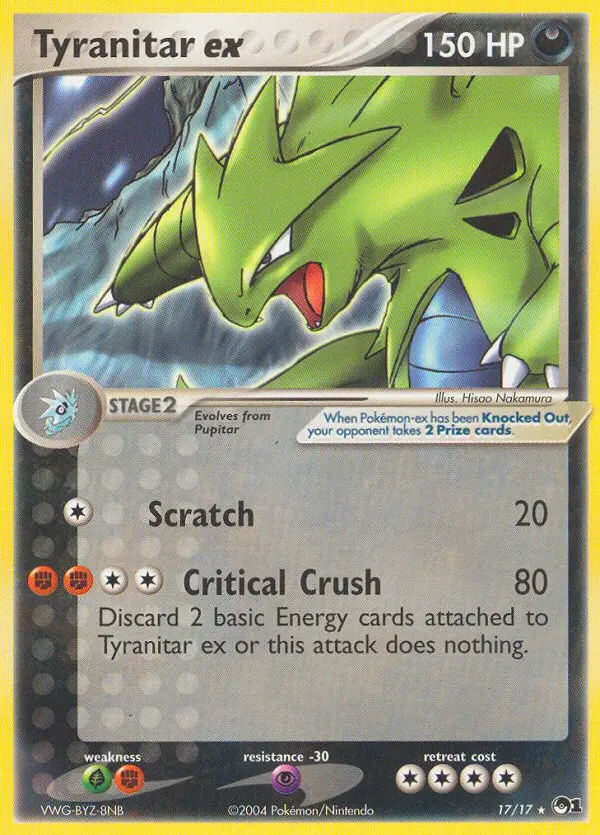 Card image of Tyranitar ex