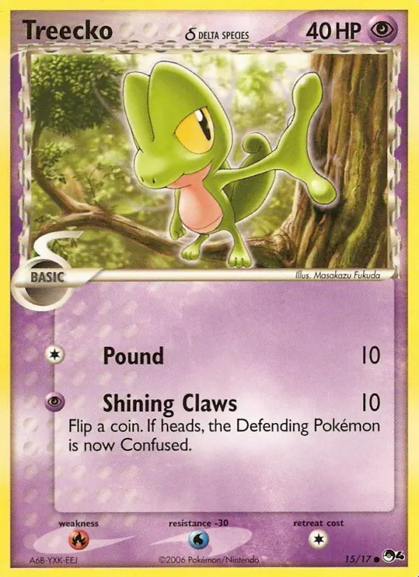 Card image of Treecko δ
