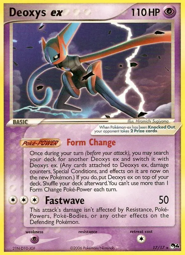 Card image of Deoxys ex