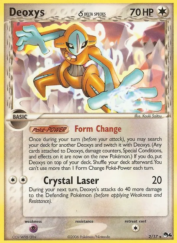 Card image of Deoxys δ