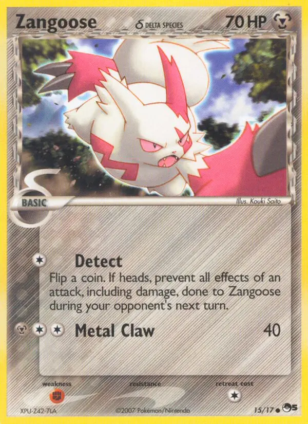 Card image of Zangoose δ