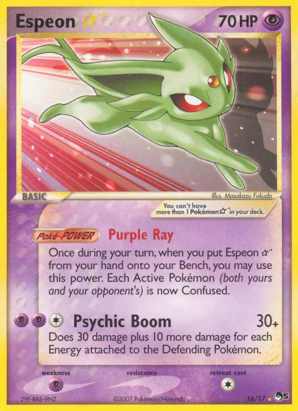 Card image of Espeon ★