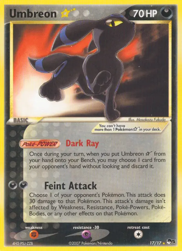 Card image of Umbreon ★