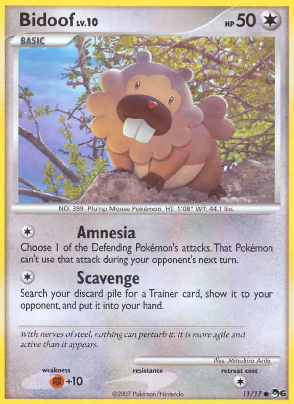 Card image of Bidoof
