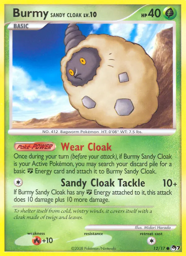 Card image of Burmy Sandy Cloak