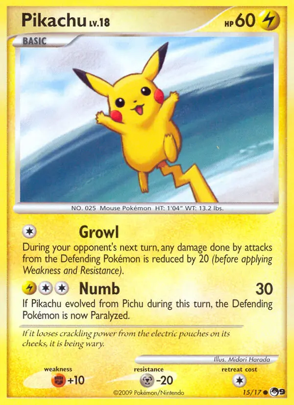Card image of Pikachu