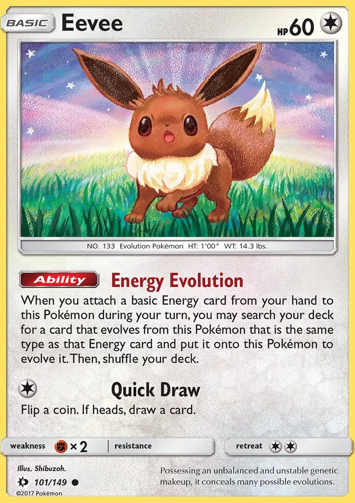 Card image of Eevee