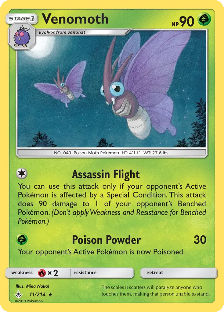 Card image of Venomoth