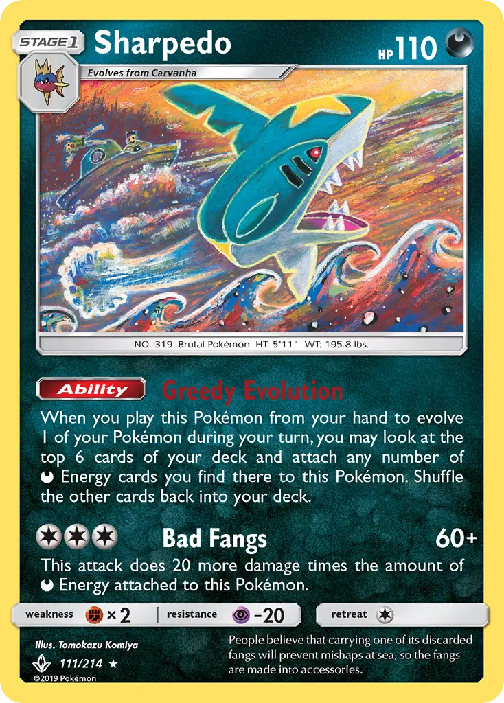 Card image of Sharpedo