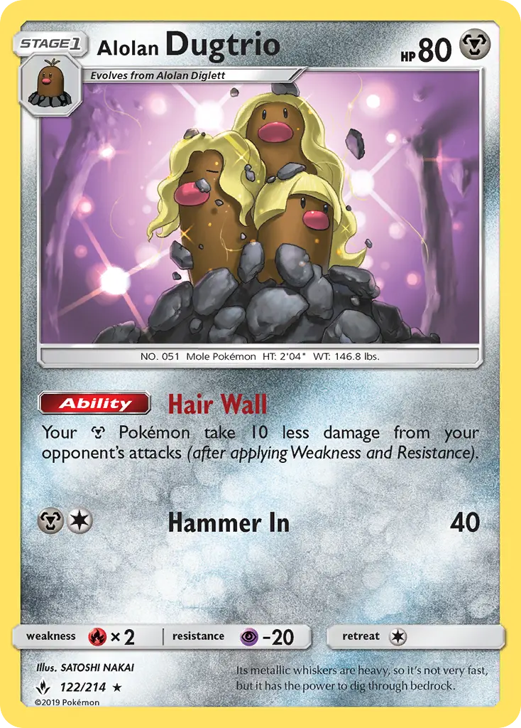 Card image of Alolan Dugtrio