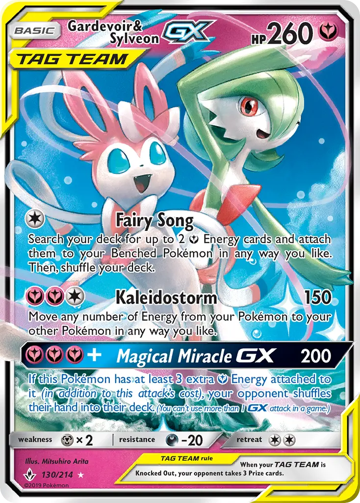 Card image of Gardevoir & Sylveon GX