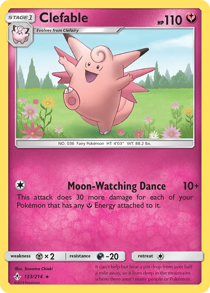 Card image of Clefable