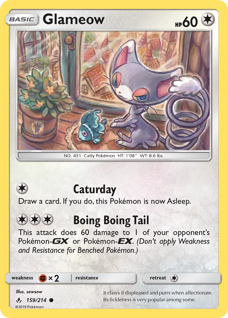 Card image of Glameow