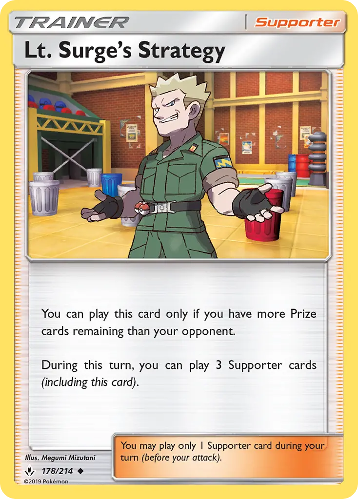 Card image of Lt. Surge’s Strategy