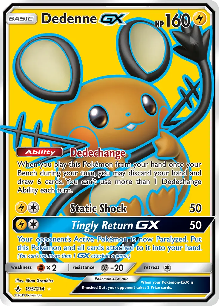 Card image of Dedenne GX