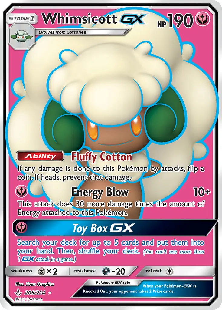Card image of Whimsicott GX