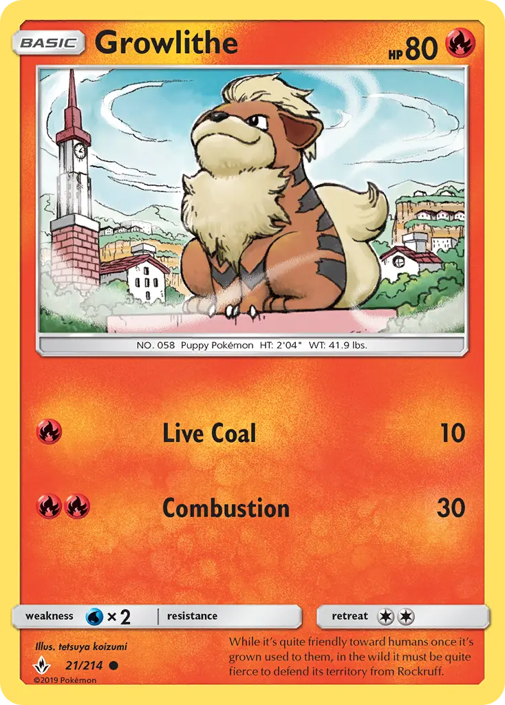 Card image of Growlithe