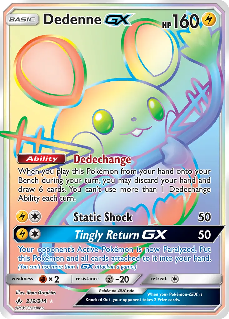 Card image of Dedenne GX