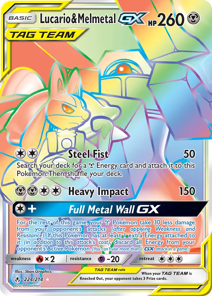 Card image of Lucario & Melmetal GX