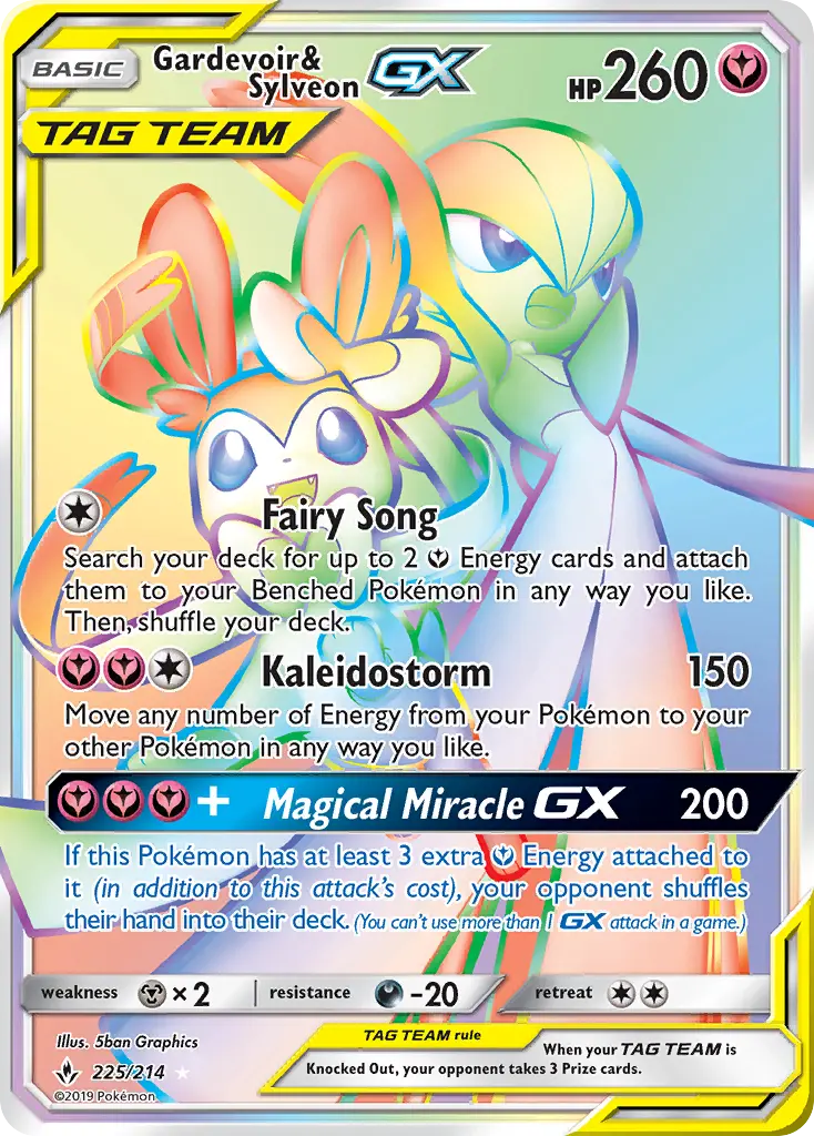 Card image of Gardevoir & Sylveon GX
