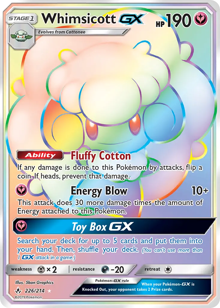 Card image of Whimsicott GX