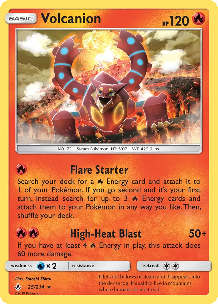 Card image of Volcanion