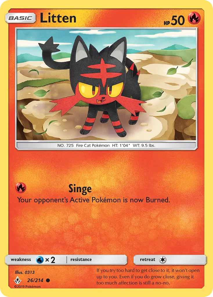 Card image of Litten