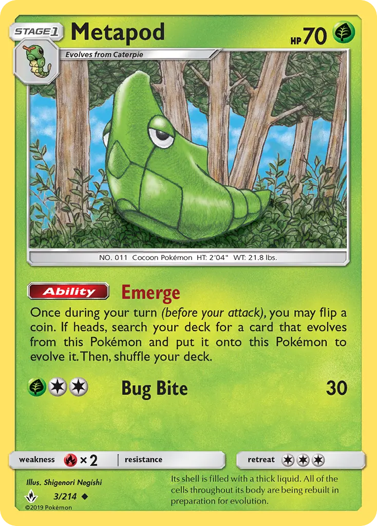 Card image of Metapod