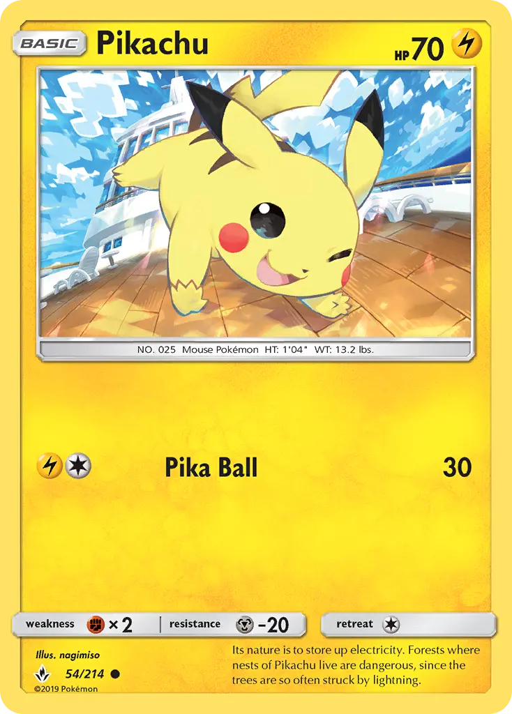 Card image of Pikachu