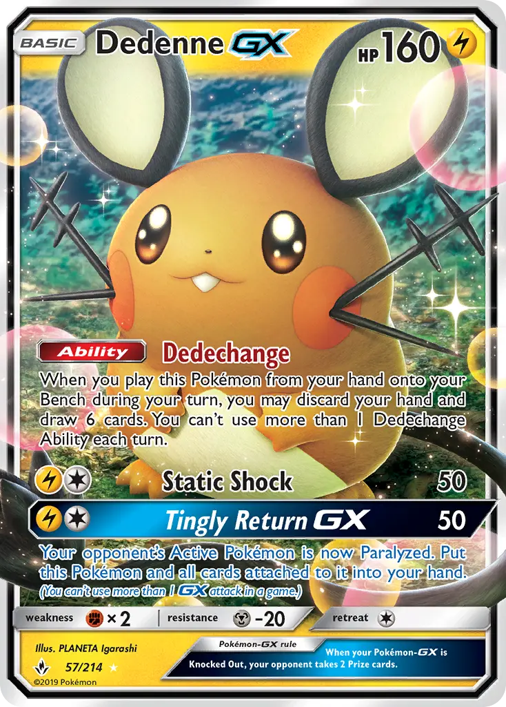 Card image of Dedenne GX