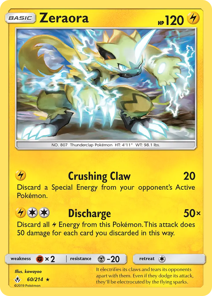 Card image of Zeraora