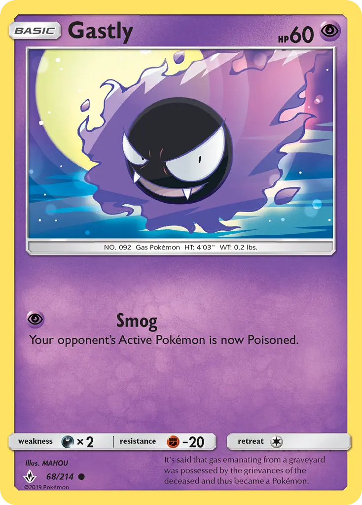 Card image of Gastly
