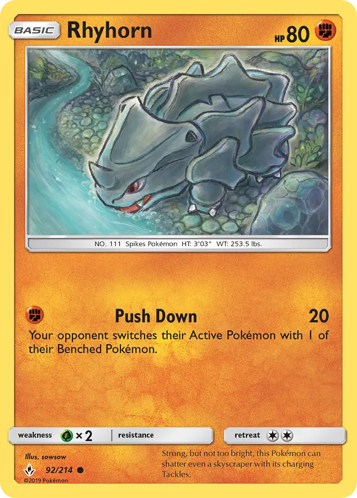 Card image of Rhyhorn